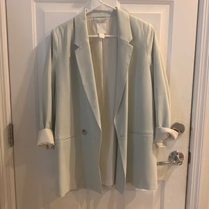 H&M ICE MINT BLAZER SMALL